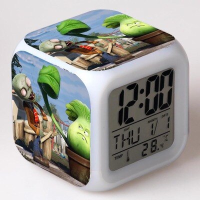 Despertador Cubo Temático Zombies para Niños