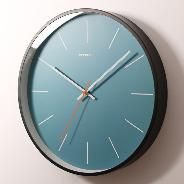 Reloj de pared nórdico moderno azul