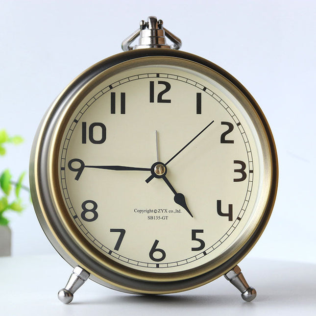 Reloj despertador de mesa estilo antiguo