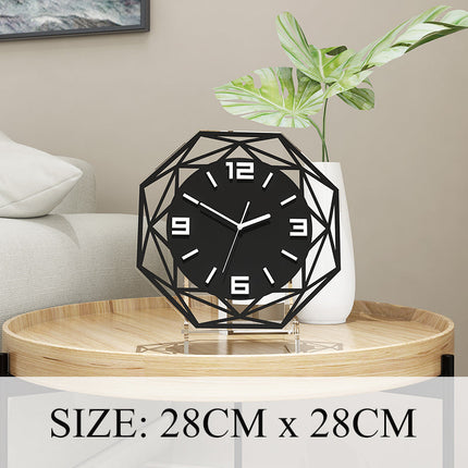 Reloj de sobremesa diseño geométrico moderno