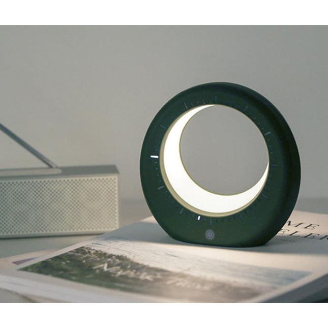 Despertador futurista con luz de noche