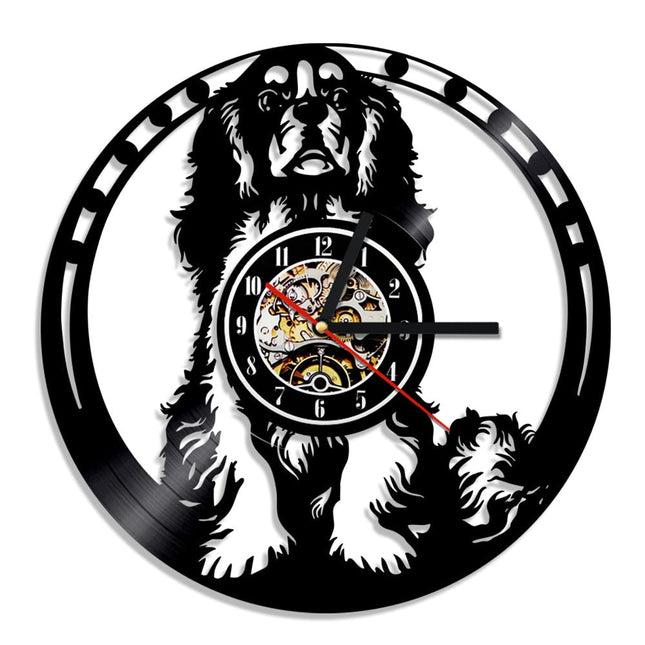 Reloj vinilo perro Cavalier King Charles