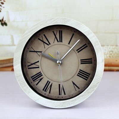 Reloj de mesa redondo estilo antiguo