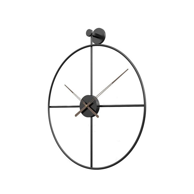 Reloj de pared metálico estilo escandinavo
