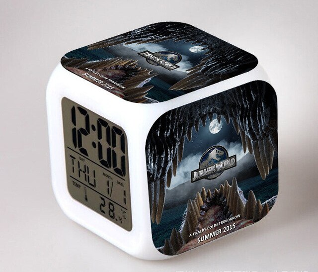 Despertador cubo digital infantil Jurassic Park