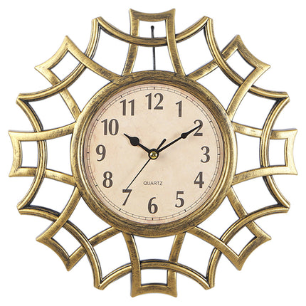 Reloj de pared diseño sol clásico