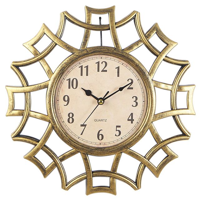 Reloj de pared diseño sol clásico