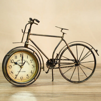 Reloj de sobremesa original bicicleta vintage