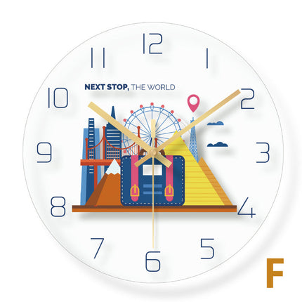 Reloj de pared infantil con zorro