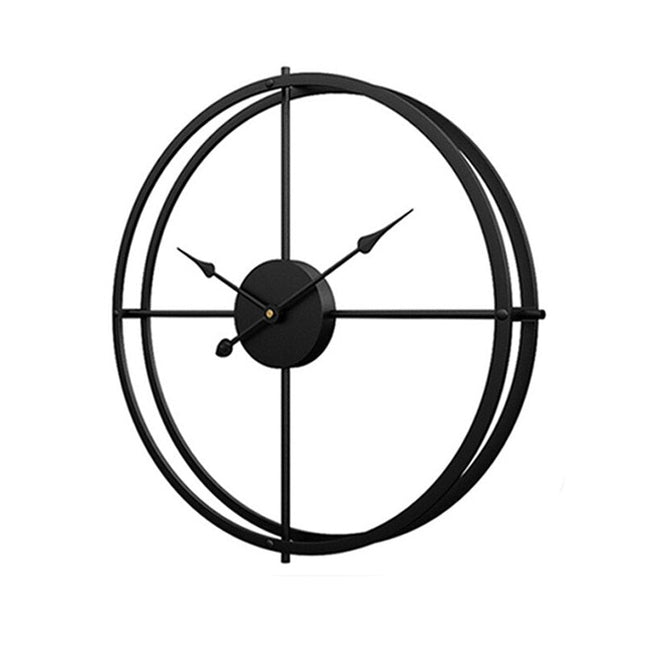 Reloj de pared metálico estilo escandinavo