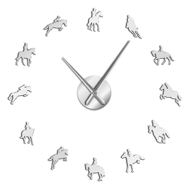 Reloj de pared 3D tema equitación