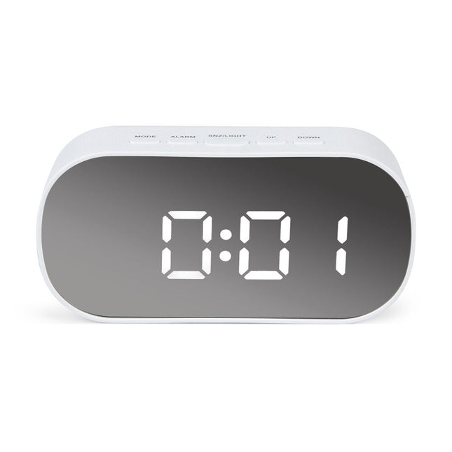 Reloj de escritorio digital con espejo