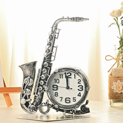 Reloj de Mesa Original Saxofón Decorativo