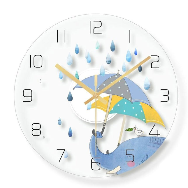 Reloj de pared infantil con zorro