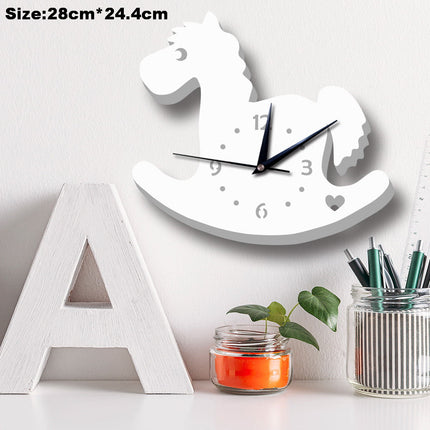 Reloj infantil de pared muñeco nieve