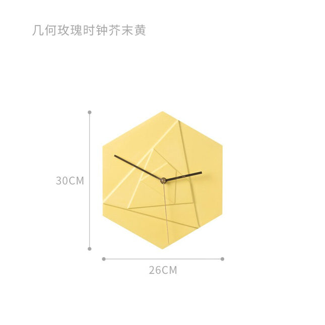 Reloj de pared hexagonal para cocina