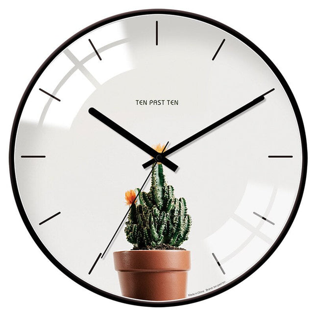 Reloj de pared nórdico cristal abombado