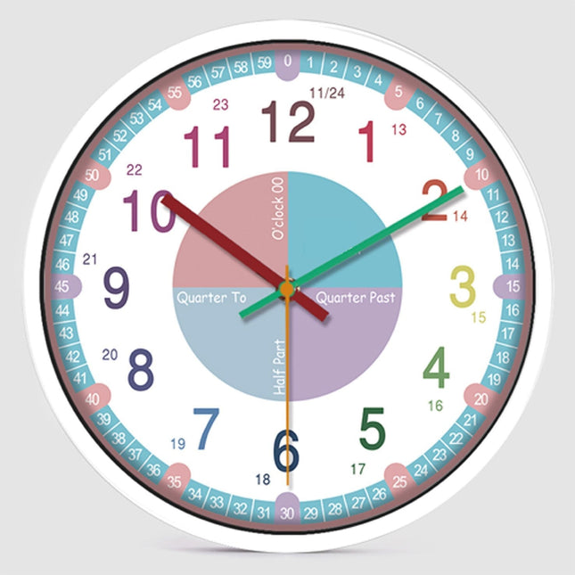 Reloj de pared educativo para niños