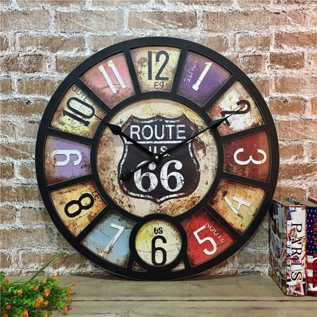 Reloj de pared industrial vintage 60cm