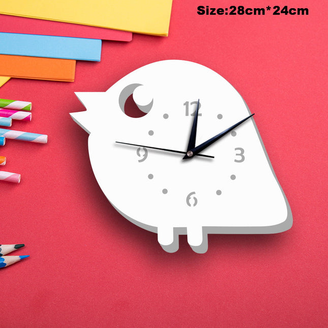 Reloj infantil de pared muñeco nieve