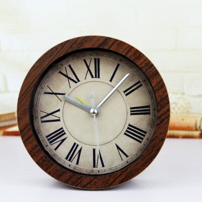 Reloj de mesa redondo estilo antiguo