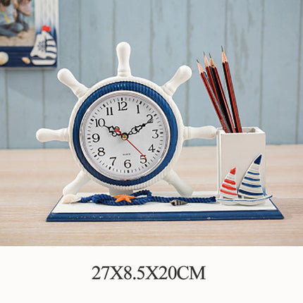 Reloj de sobremesa decorativo estilo náutico