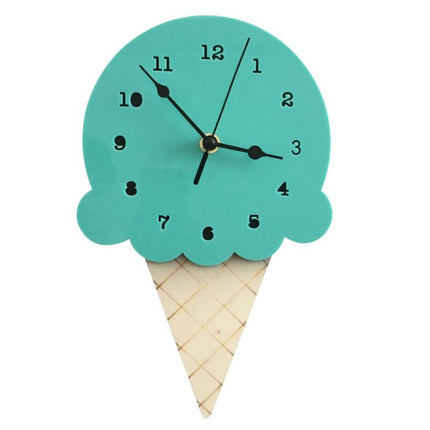 Reloj de pared infantil forma helado