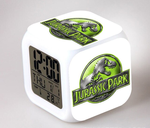 Despertador cubo digital infantil Jurassic Park
