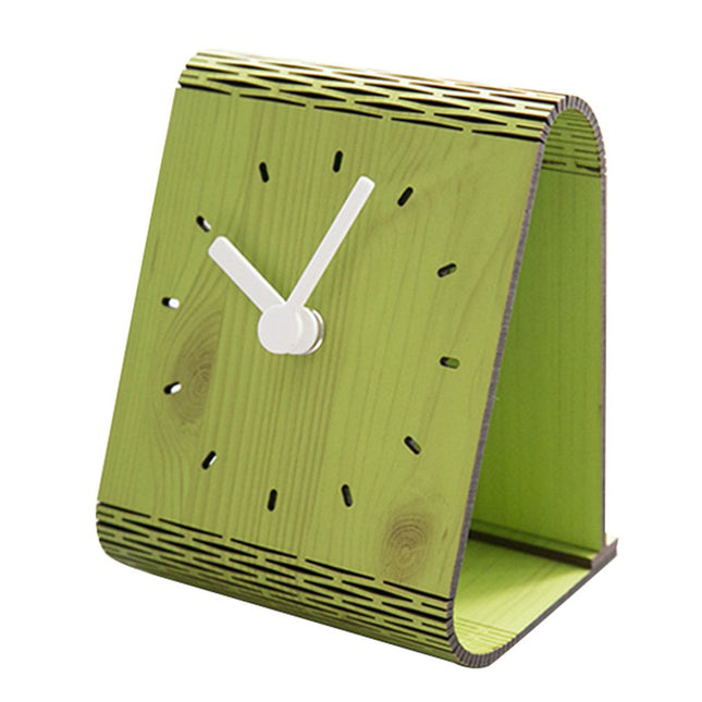 Reloj de mesa de madera moderno