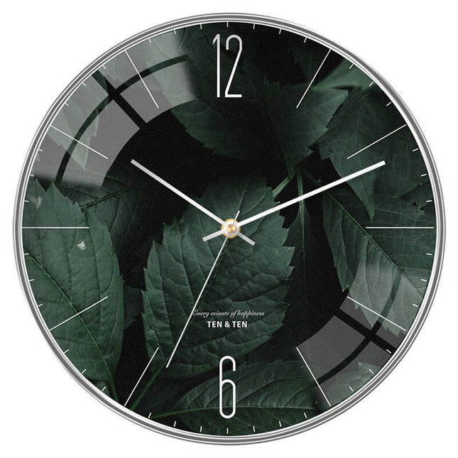 Reloj de pared nórdico cristal abombado