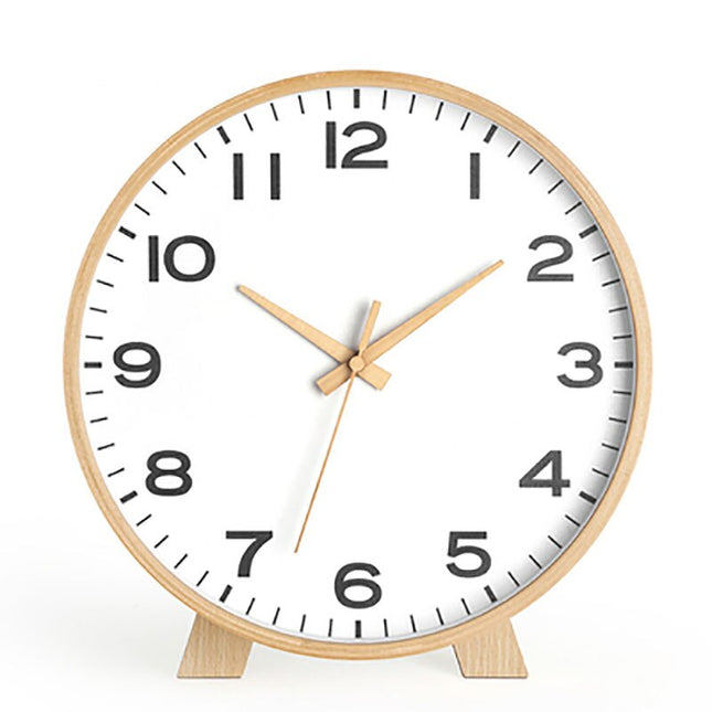 Reloj de sobremesa madera estilo nórdico