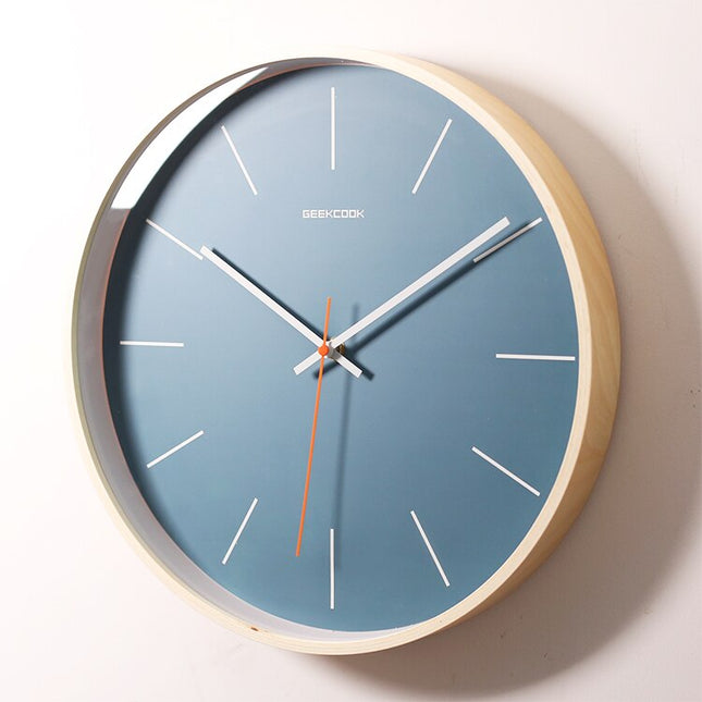 Reloj de pared nórdico moderno azul