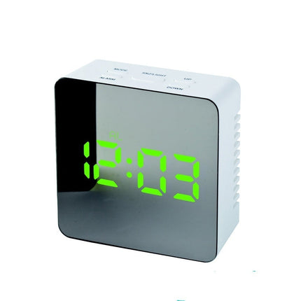 Reloj de escritorio digital con espejo