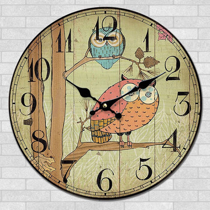 Reloj de pared infantil diseño búho