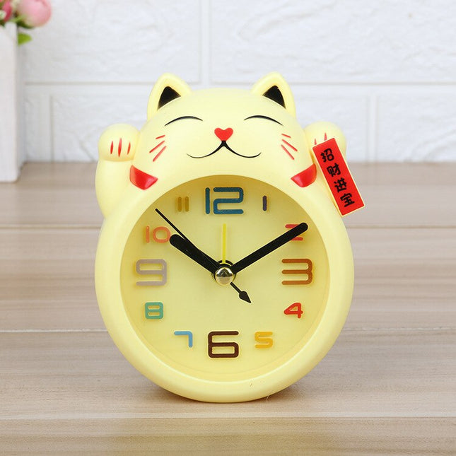 Despertador infantil gato de la suerte