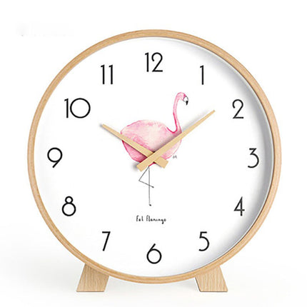 Reloj de sobremesa madera estilo nórdico