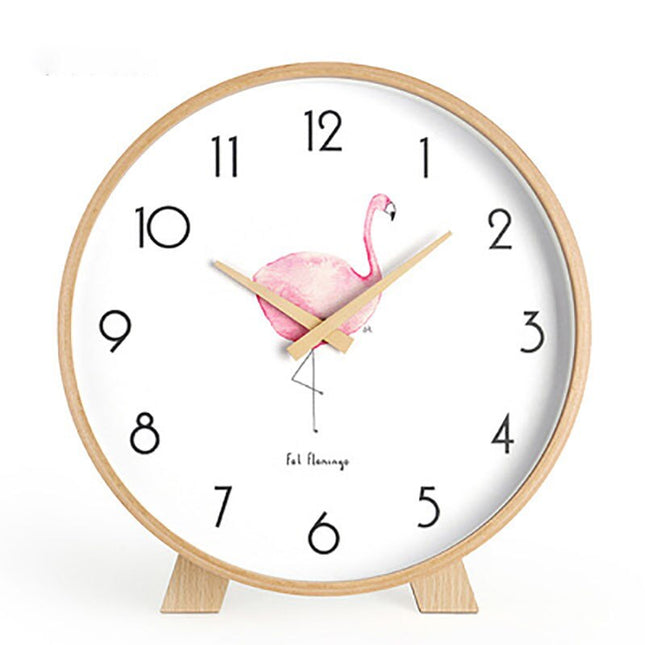 Reloj de sobremesa madera estilo nórdico