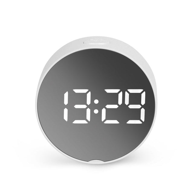 Reloj de escritorio digital con espejo