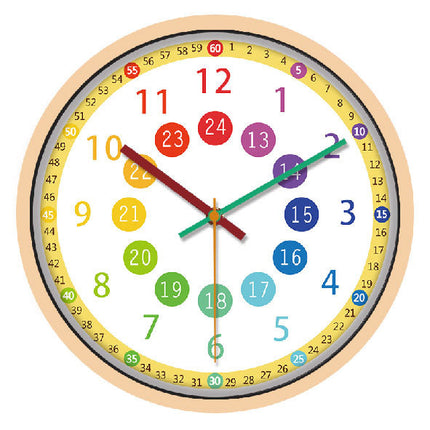 Reloj de pared educativo para niños