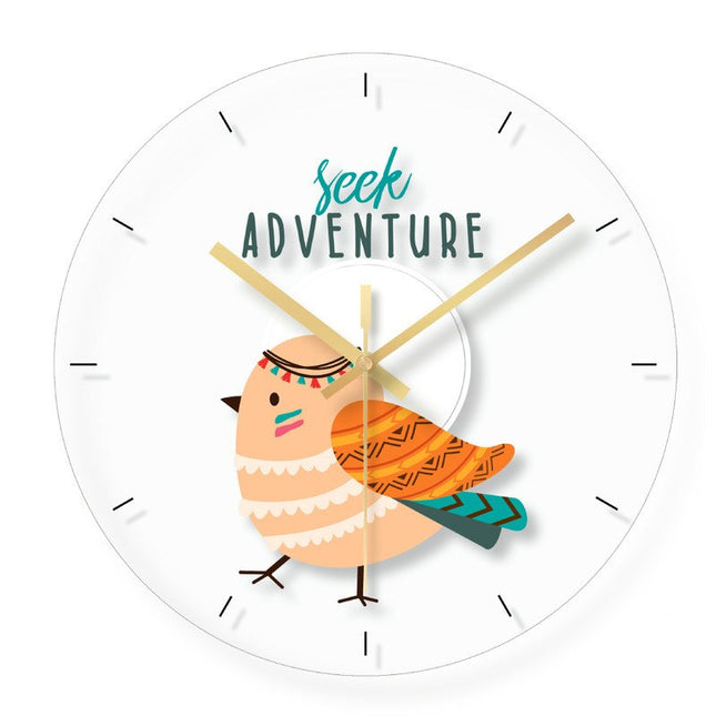 Reloj de pared infantil con zorro