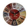 Reloj de pared madera estilo vintage