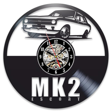Reloj de vinilo coche Ford Mustang