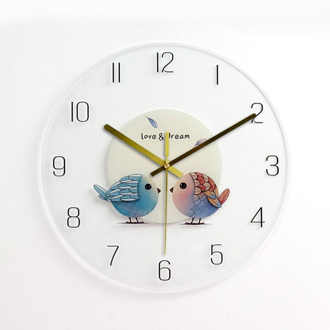 Reloj de pared nórdico diseño artístico