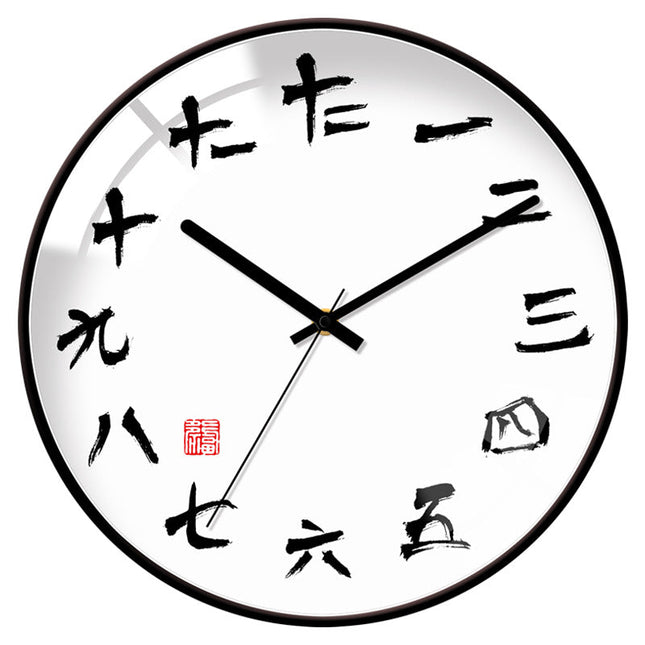 Reloj de pared nórdico cristal abombado