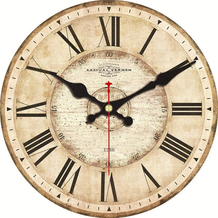 Reloj de pared coches clásicos topo