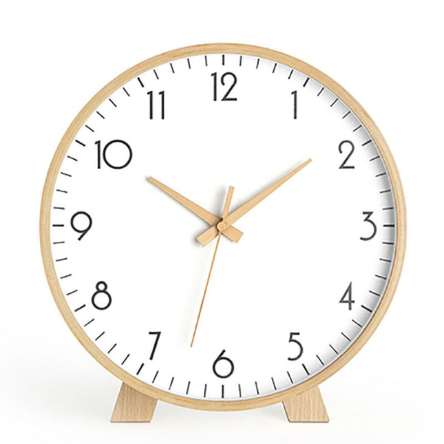 Reloj de sobremesa madera estilo nórdico