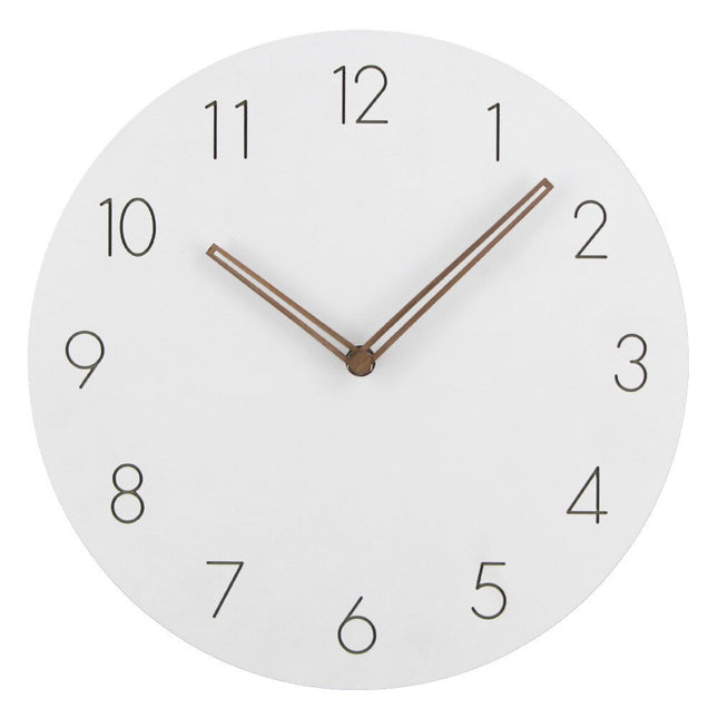 Reloj de pared redondo estilo minimalista