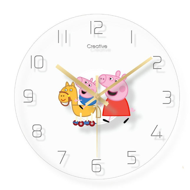 Reloj de pared infantil con zorro