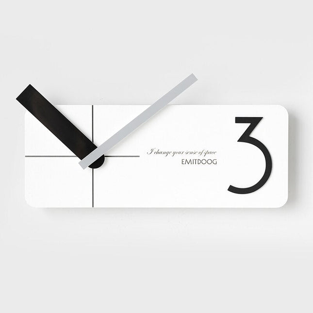 Reloj de pared rectangular diseño moderno