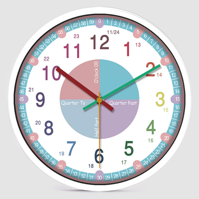 Reloj de pared educativo para niños
